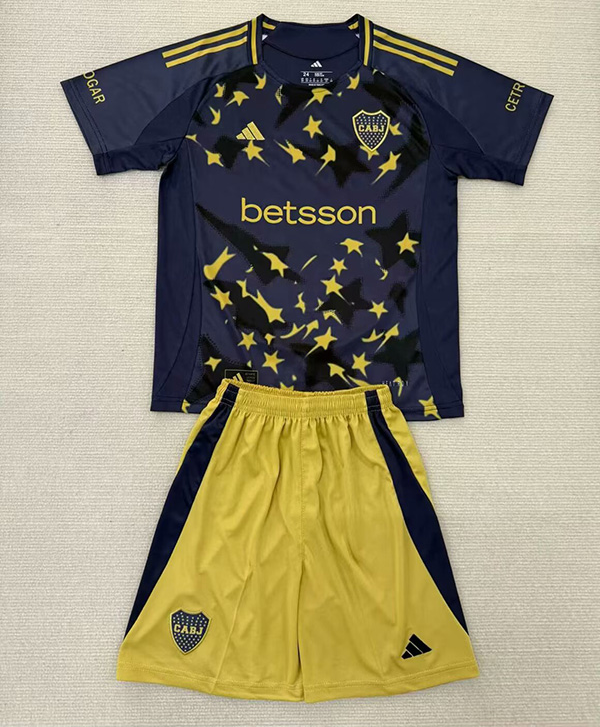 CAMISETA TERCERA EQUIPACIÓN BOCA JUNIORS 2025 VERSIÓN INFANTIL