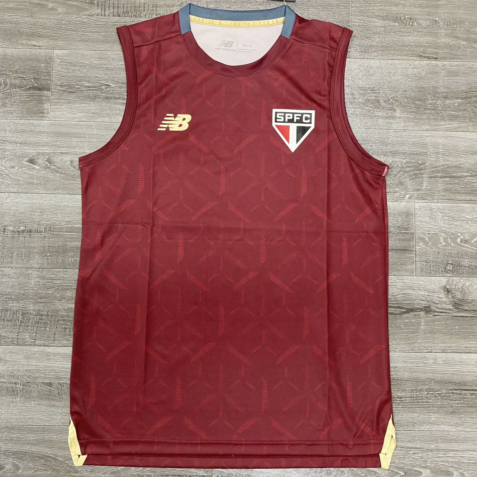 CAMISETA ENTRENAMIENTO SAO PAULO 2025 VERSIÓN SIN MANGAS