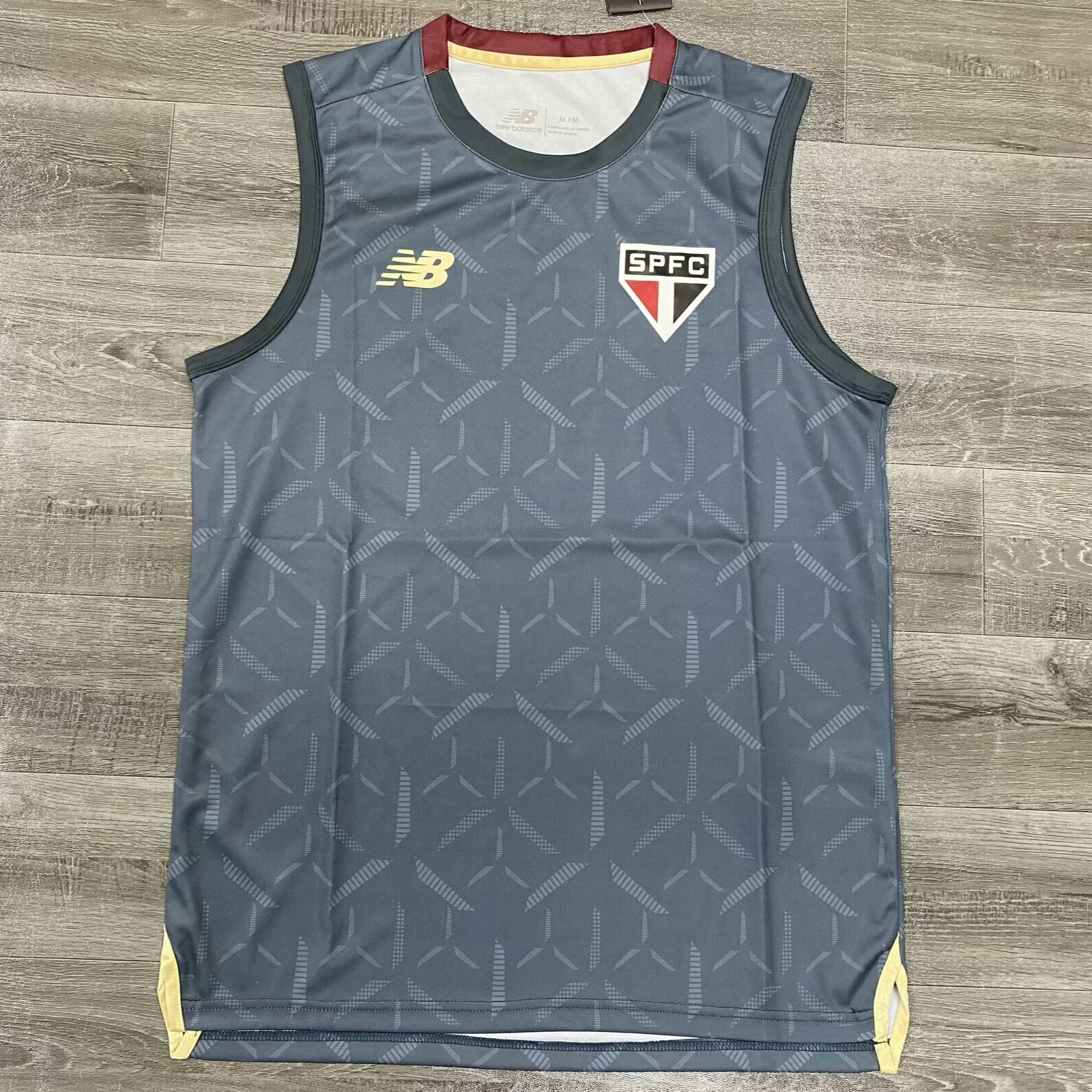CAMISETA ENTRENAMIENTO SAO PAULO 2025 VERSIÓN SIN MANGAS