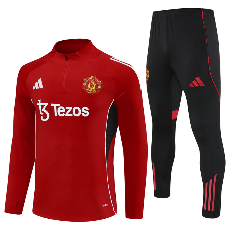 CONJUNTO DE BUZO MEDIO CIERRE MANCHESTER UNITED