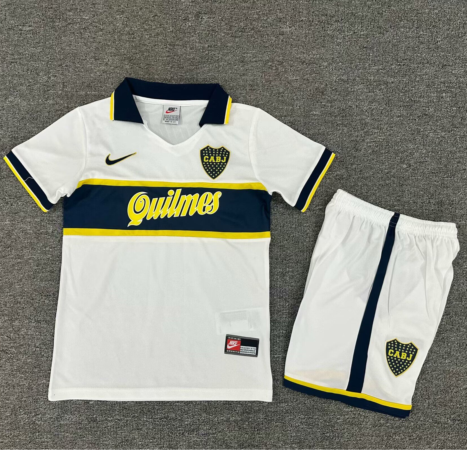 CAMISETA SEGUNDA EQUIPACIÓN BOCA JUNIORS 1996/98 INFANTIL