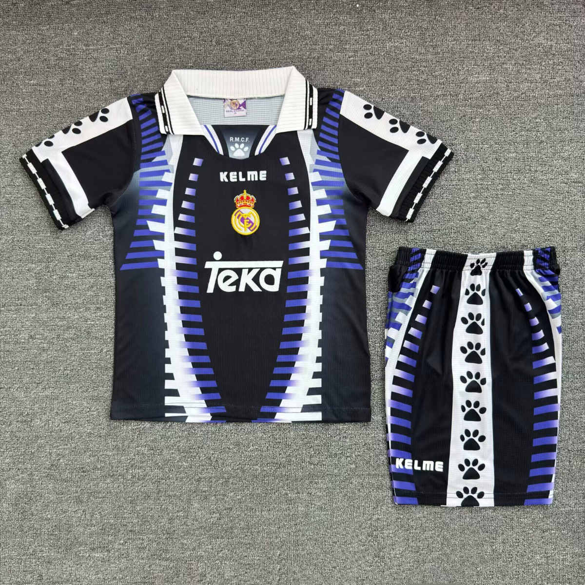 CAMISETA TERCERA EQUIPACIÓN REAL MADRID 1997/98 INFANTIL