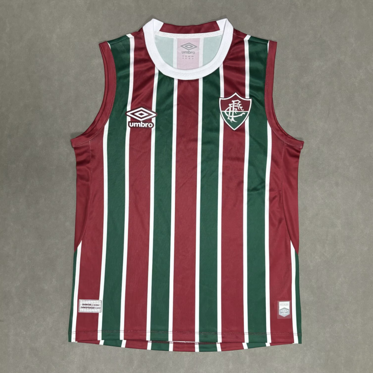 CAMISETA PRIMERA EQUIPACIÓN FLUMINENSE 2025 VERSIÓN SIN MANGAS