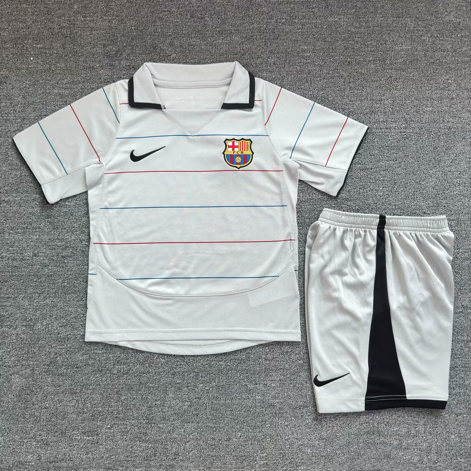 CAMISETA SEGUNDA EQUIPACIÓN BARCELONA 2003/04 INFANTIL