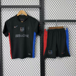 CAMISETA SEGUNDA EQUIPACIÓN BARCELONA x TRAVIS SCOTT 24/25 VERSIÓN INFANTIL