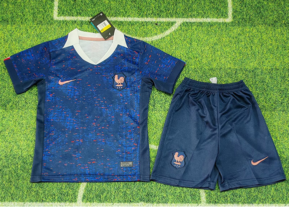 CAMISETA PRIMERA EQUIPACIÓN FRANCIA F 2025 VERSIÓN INFANTIL