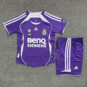 CAMISETA TERCERA EQUIPACIÓN REAL MADRID 2006/07 INFANTIL