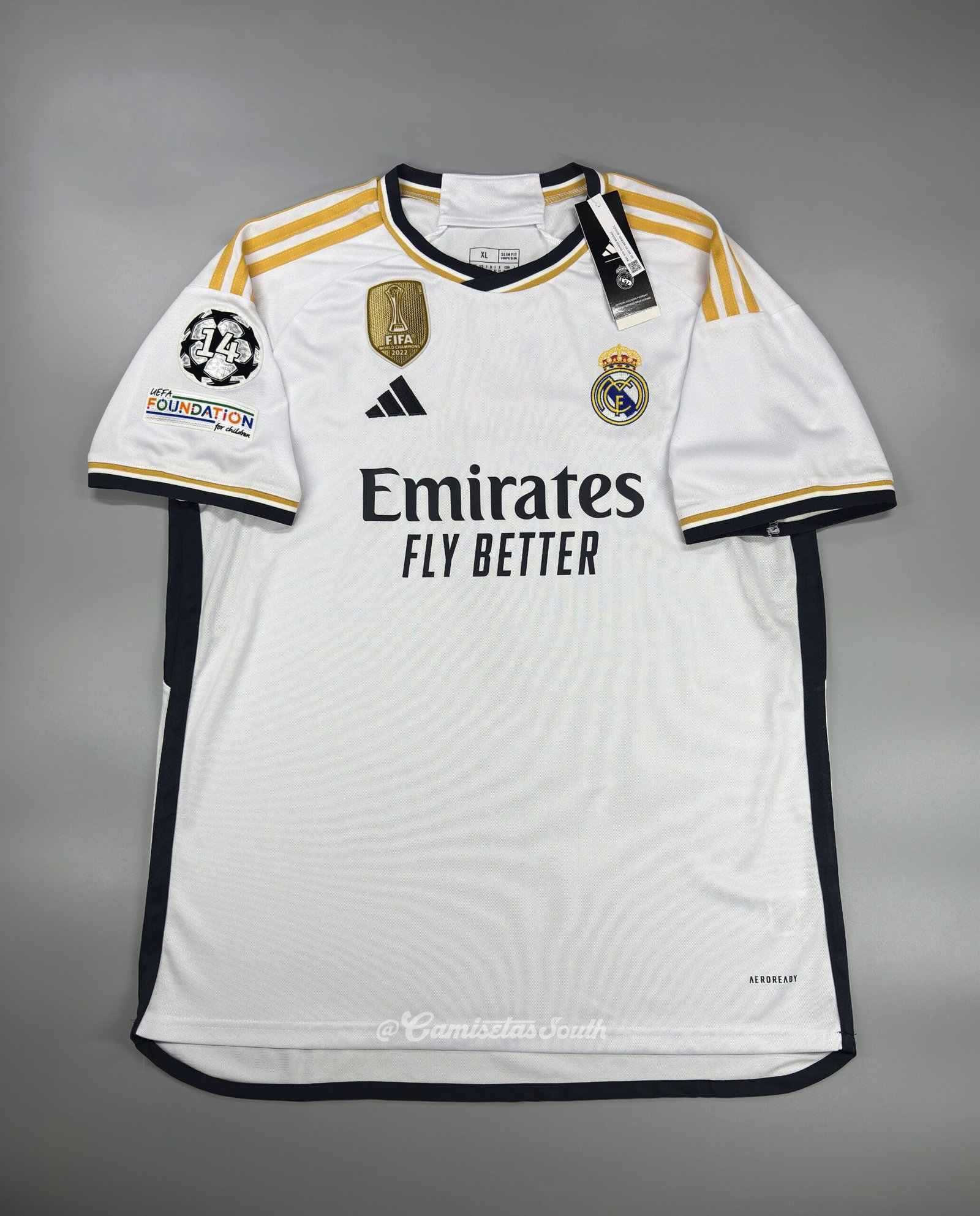 CAMISETA PRIMERA EQUIPACIÓN REAL MADRID 2023/24 VERSIÓN FAN - Imagen 2