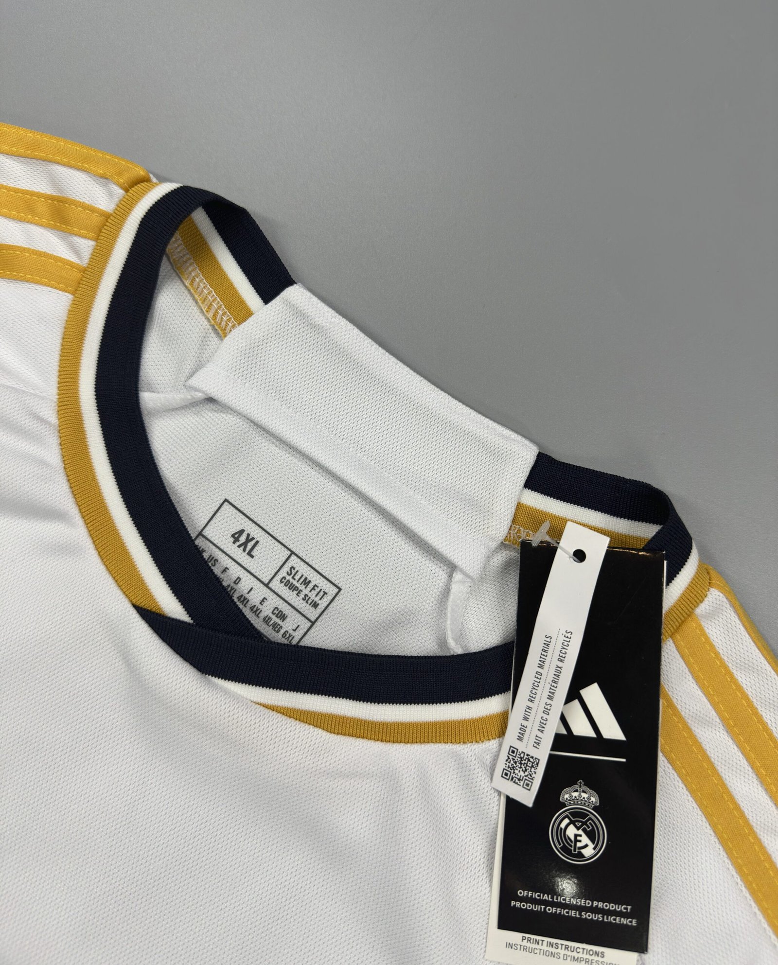 CAMISETA PRIMERA EQUIPACIÓN REAL MADRID 2023/24 VERSIÓN FAN - Imagen 6