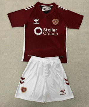 CAMISETA PRIMERA EQUIPACIÓN HEARTS 25/26 VERSIÓN INFANTIL