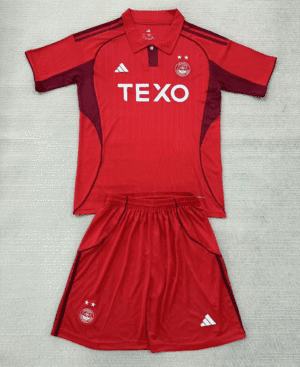 CAMISETA PRIMERA EQUIPACIÓN ABERDEEN 25/26 VERSIÓN INFANTIL