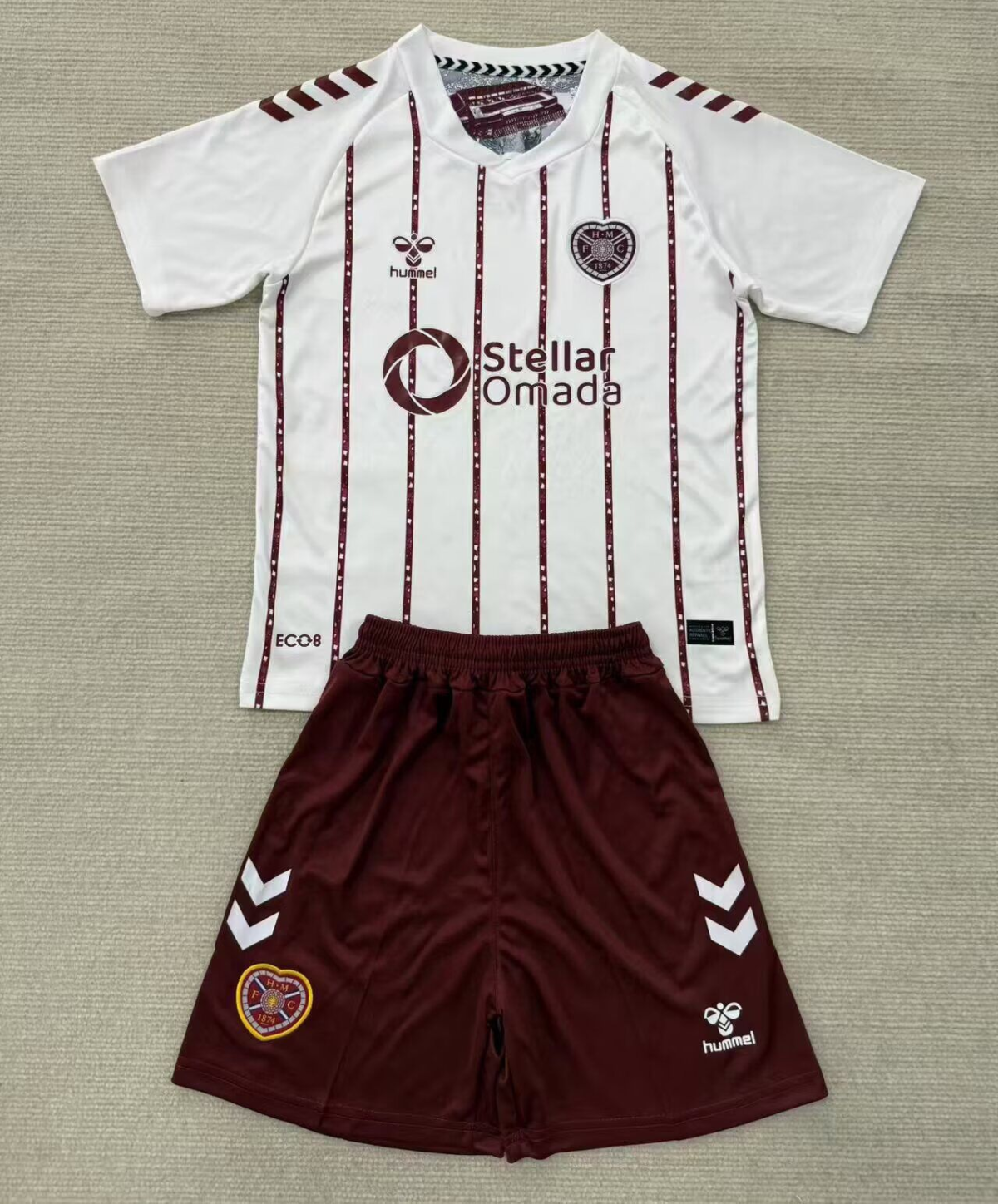 CAMISETA SEGUNDA EQUIPACIÓN HEART OF MIDLOTHIAN FC 25/26 VERSIÓN INFANTIL