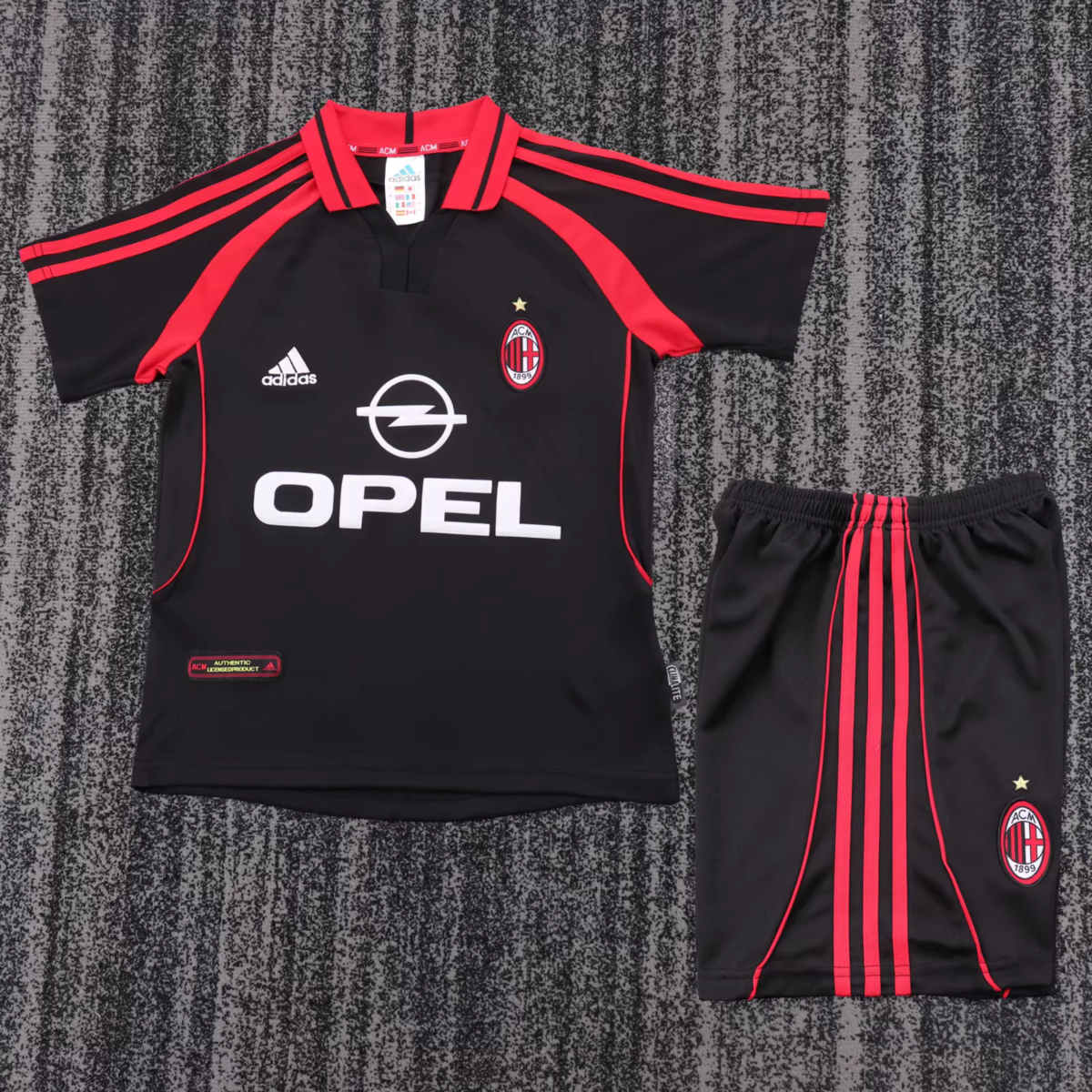 CAMISETA TERCERA EQUIPACIÓN AC MILAN 2000/01 INFANTIL