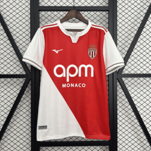 CAMISETA PRIMERA EQUIPACIÓN AS MÓNACO 25/26 VERSIÓN FAN