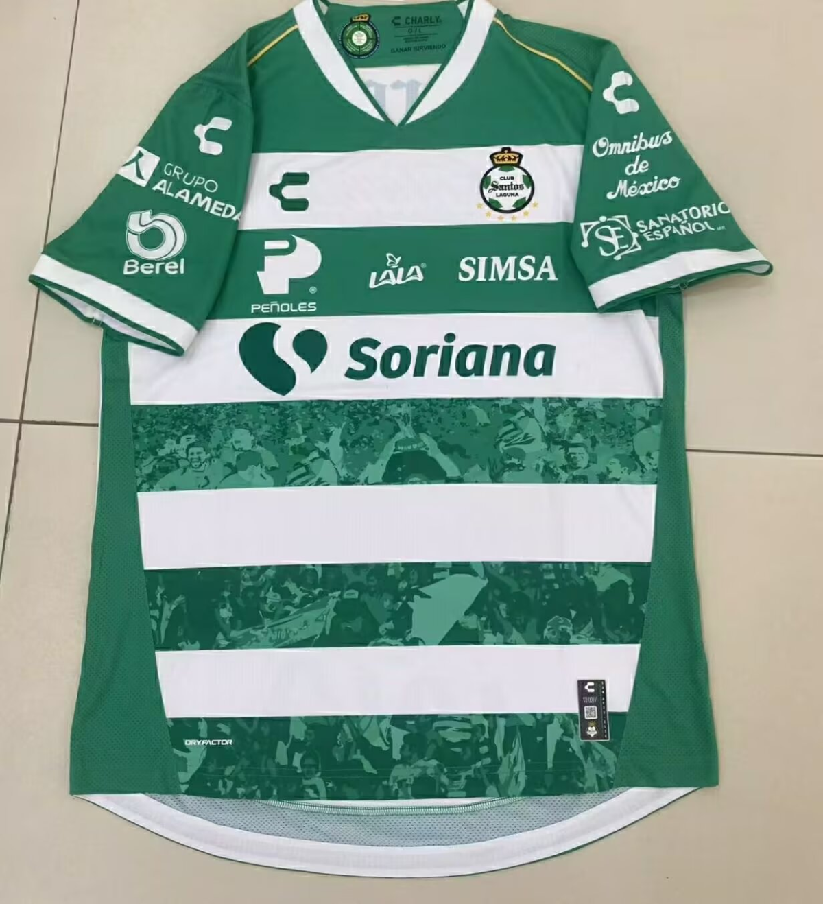 CAMISETA PRIMERA EQUIPACIÓN SANTOS LAGUNA 25/26 VERSIÓN FAN