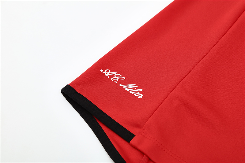 POLERÓN DE BUZO MEDIO CIERRE AC MILAN RETRO - Imagen 8