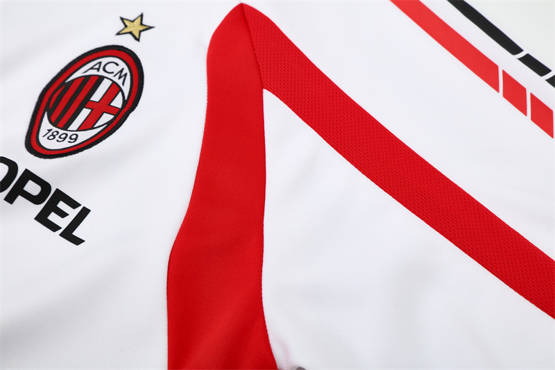 POLERÓN DE BUZO MEDIO CIERRE AC MILAN RETRO - Imagen 7