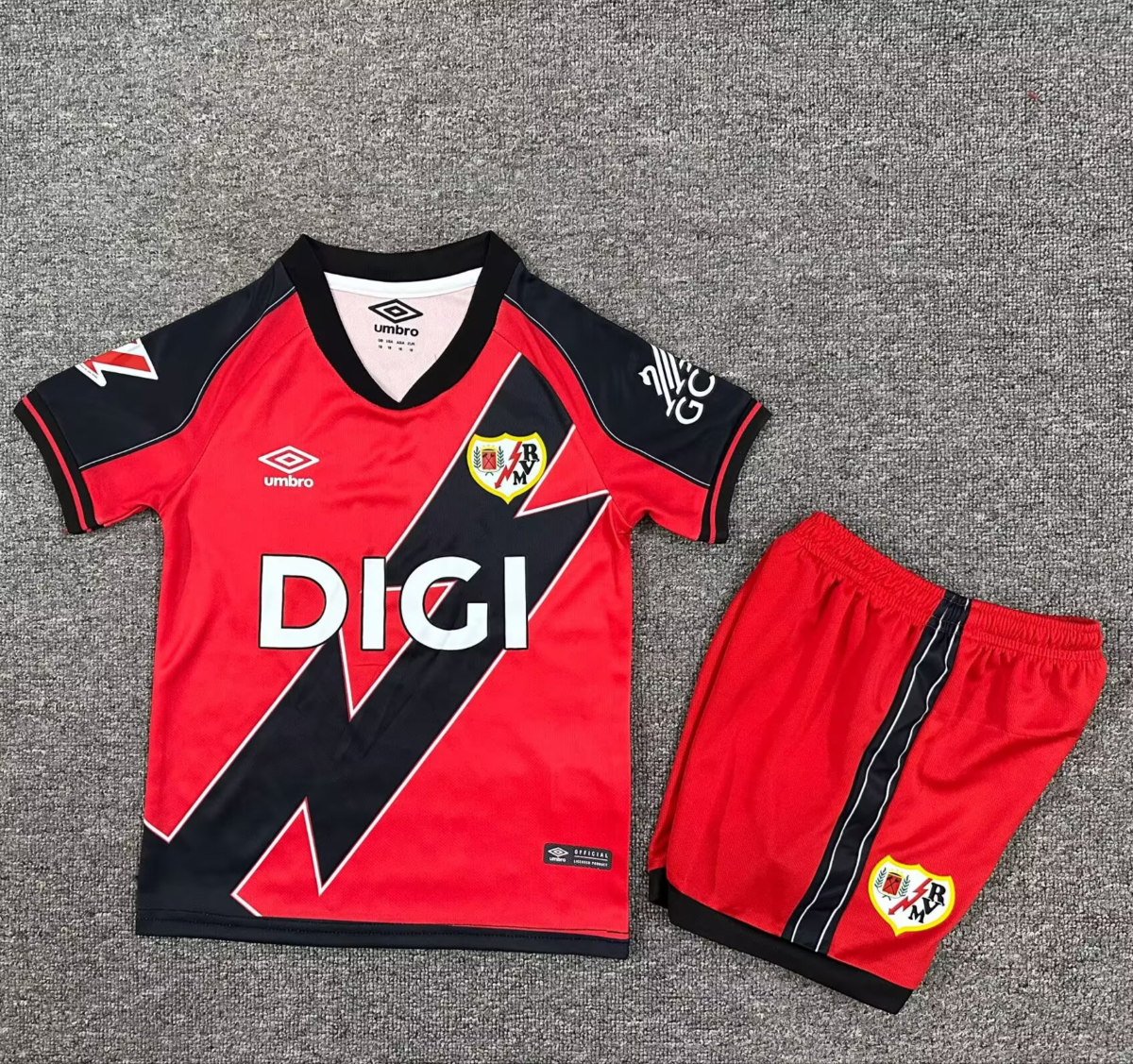 CAMISETA SEGUNDA EQUIPACIÓN RAYO VALLECANO 25/26 VERSIÓN INFANTIL