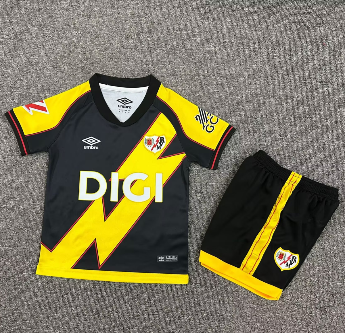 CAMISETA TERCERA EQUIPACIÓN RAYO VALLECANO 25/26 VERSIÓN INFANTIL
