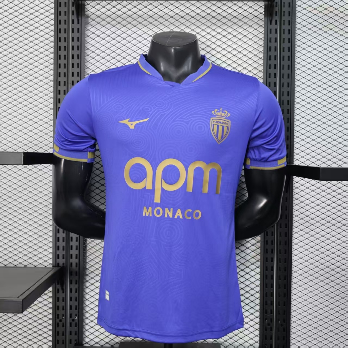 CAMISETA SEGUNDA EQUIPACIÓN AS MÓNACO 25/26 VERSIÓN JUGADOR