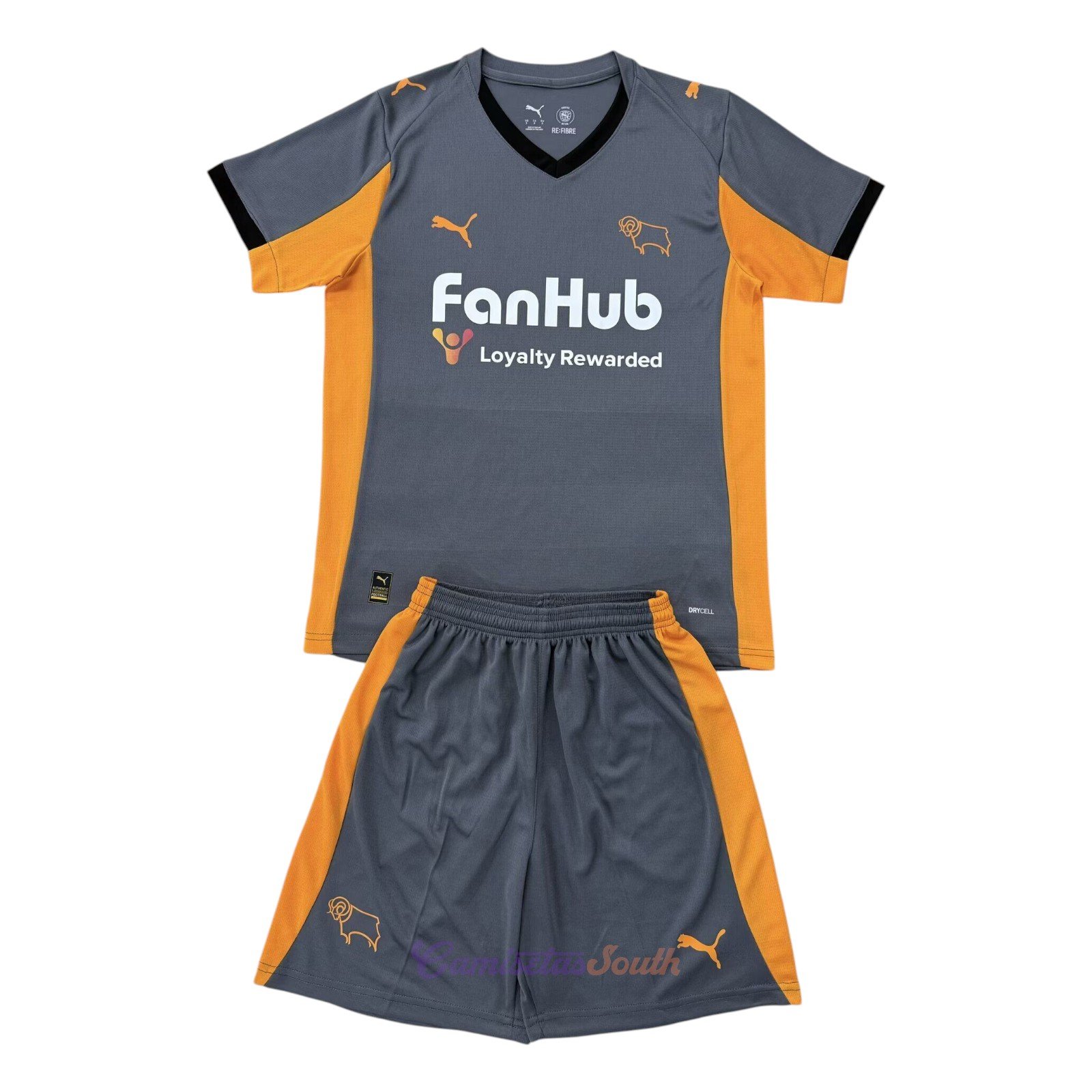 CAMISETA SEGUNDA EQUIPACIÓN DERBY COUNTY 25/26 VERSIÓN INFANTIL