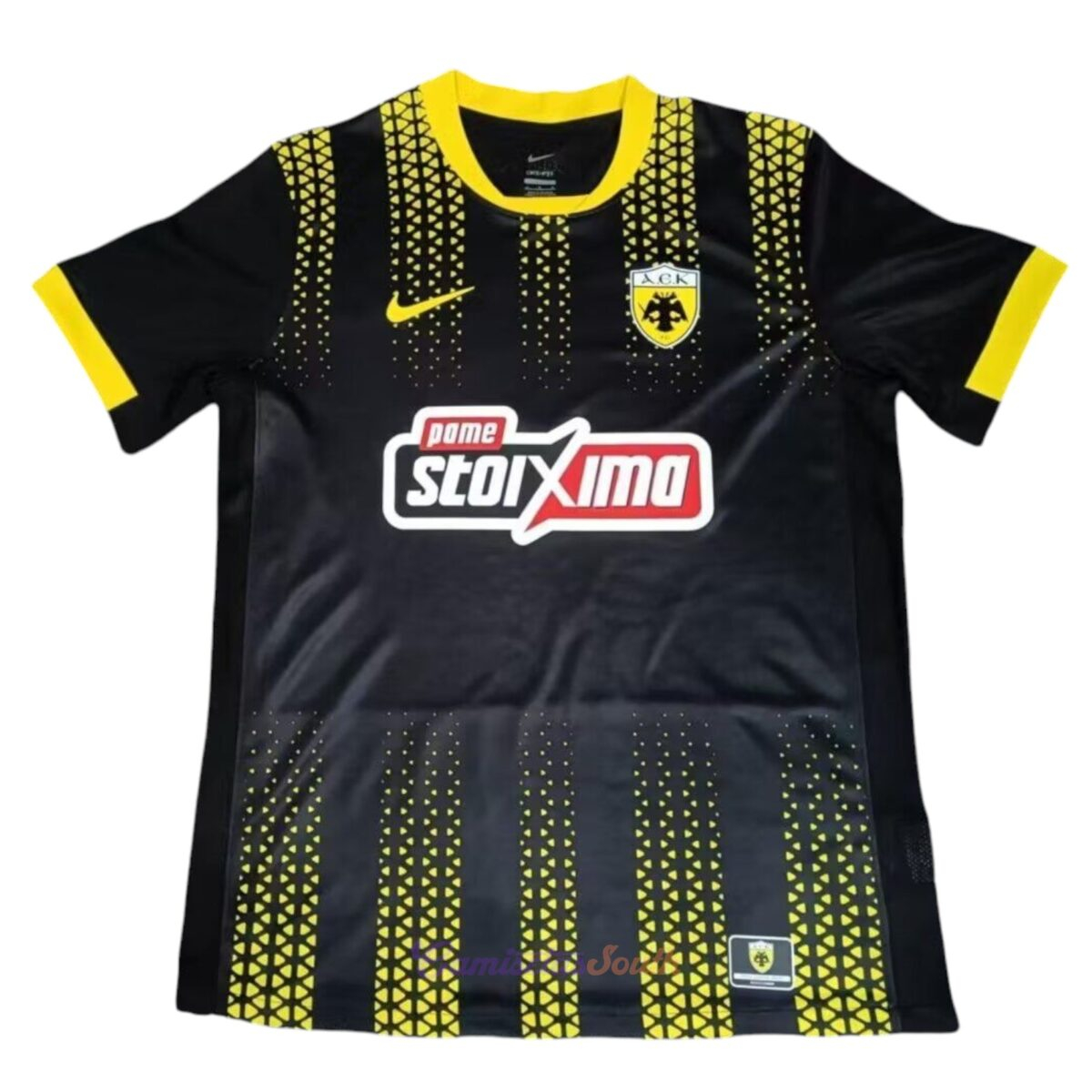 CAMISETA SEGUNDA EQUIPACIÓN AEK ATENAS 25/26 VERSIÓN FAN