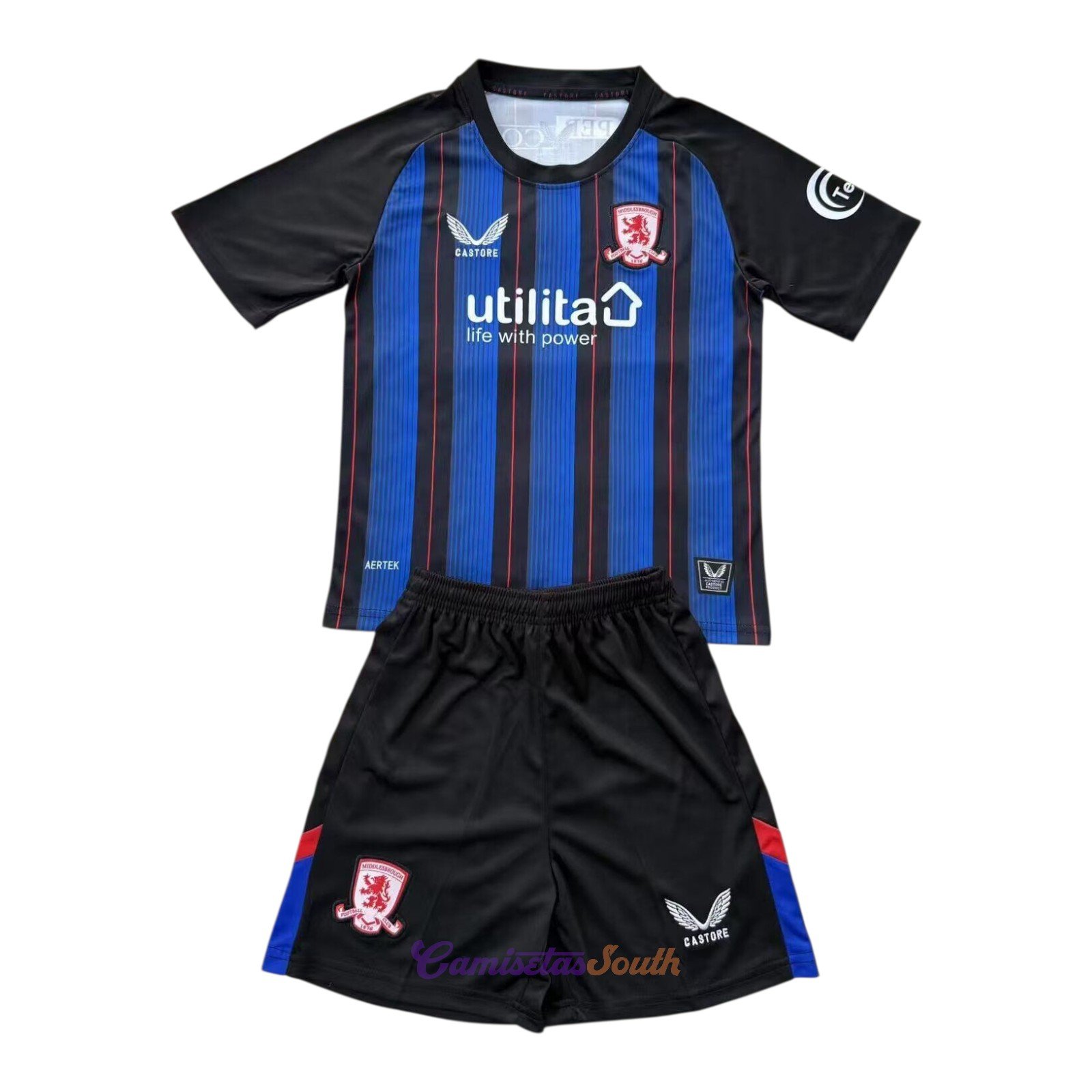 CAMISETA SEGUNDA EQUIPACIÓN MIDDLESBROUGH 25/26 VERSIÓN INFANTIL