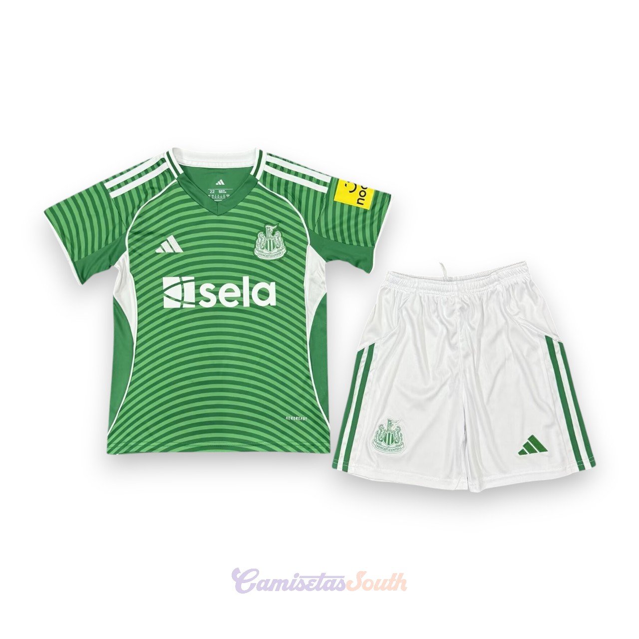 CAMISETA SEGUNDA EQUIPACIÓN NEWCASTLE 25/26 VERSIÓN INFANTIL