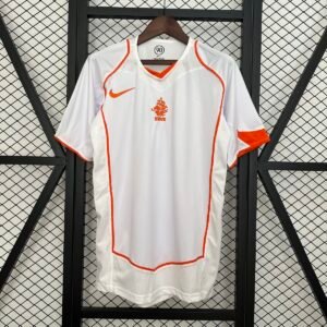 CAMISETA SEGUNDA EQUIPACIÓN PAÍSES BAJOS 2004