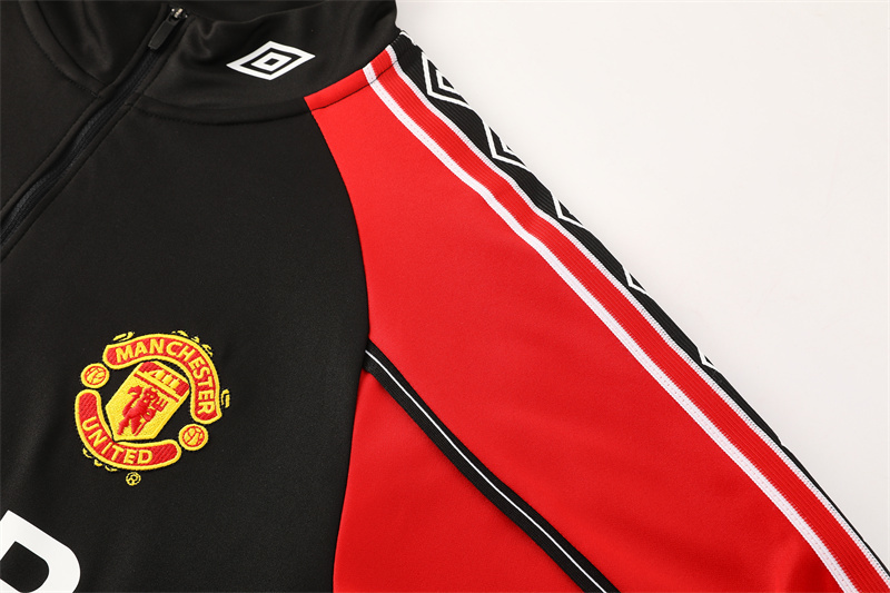 POLERÓN DE BUZO MEDIO CIERRE MANCHESTER UNITED RETRO - Imagen 6