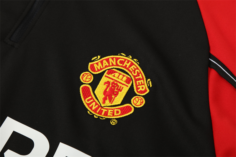POLERÓN DE BUZO MEDIO CIERRE MANCHESTER UNITED RETRO - Imagen 4