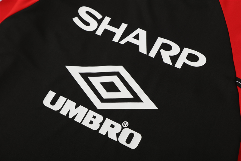 POLERÓN DE BUZO MEDIO CIERRE MANCHESTER UNITED RETRO - Imagen 10