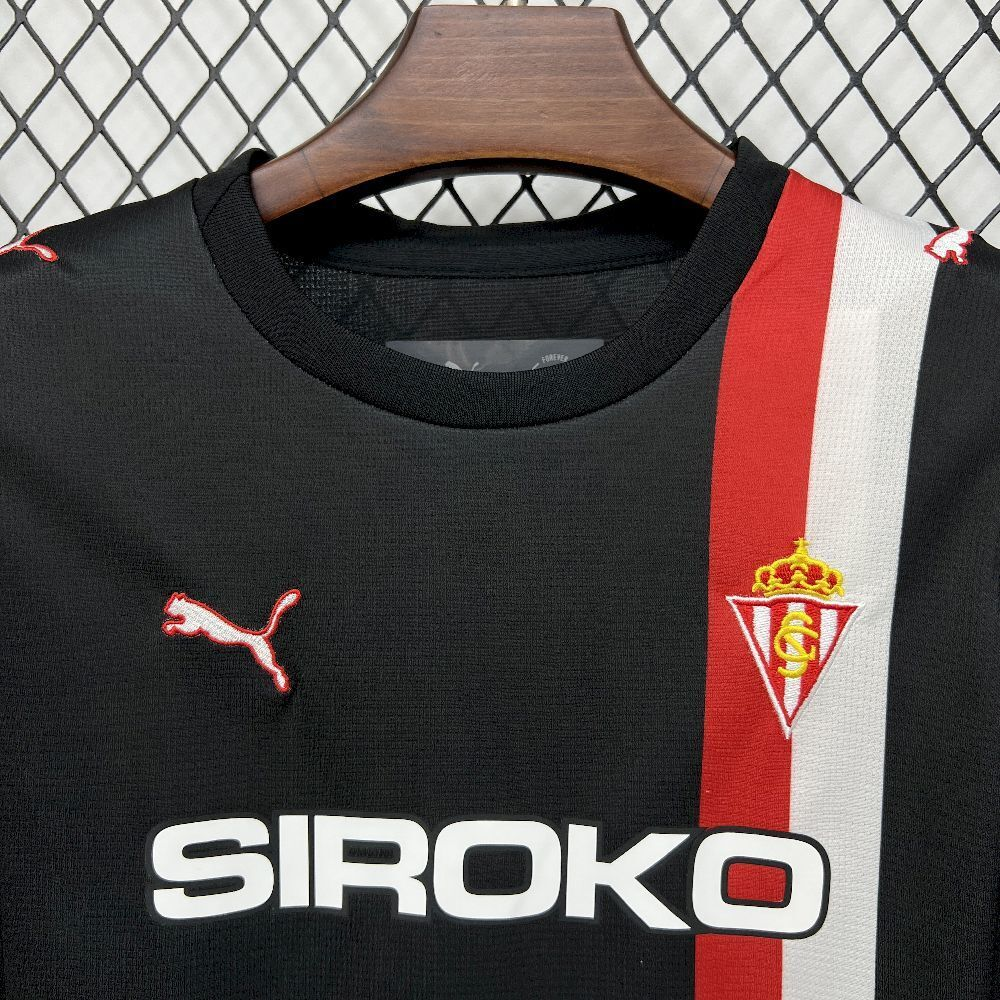 CAMISETA SEGUNDA EQUIPACIÓN SPORTING GIJÓN 25/26 VERSIÓN INFANTIL - Imagen 3