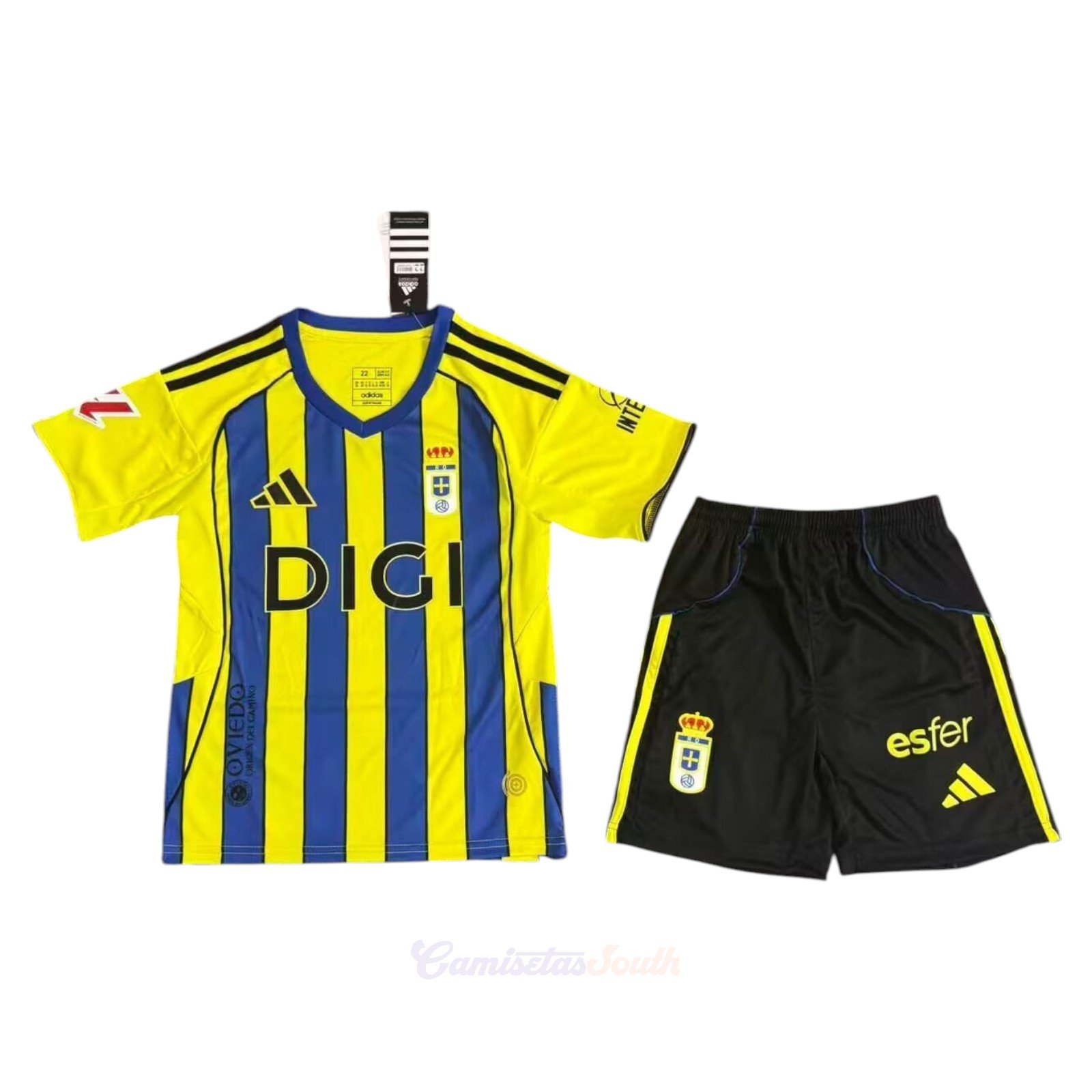 CAMISETA SEGUNDA EQUIPACIÓN REAL OVIEDO 25/26 VERSIÓN INFANTIL