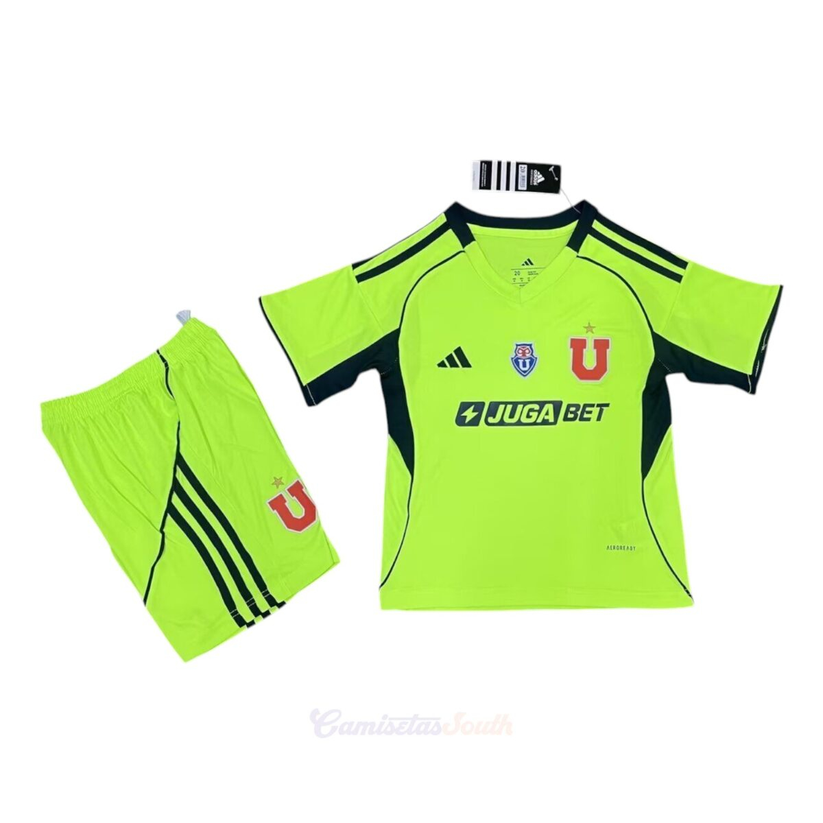 CAMISETA TERCERA EQUIPACIÓN U. DE CHILE 2025 VERSIÓN INFANTIL