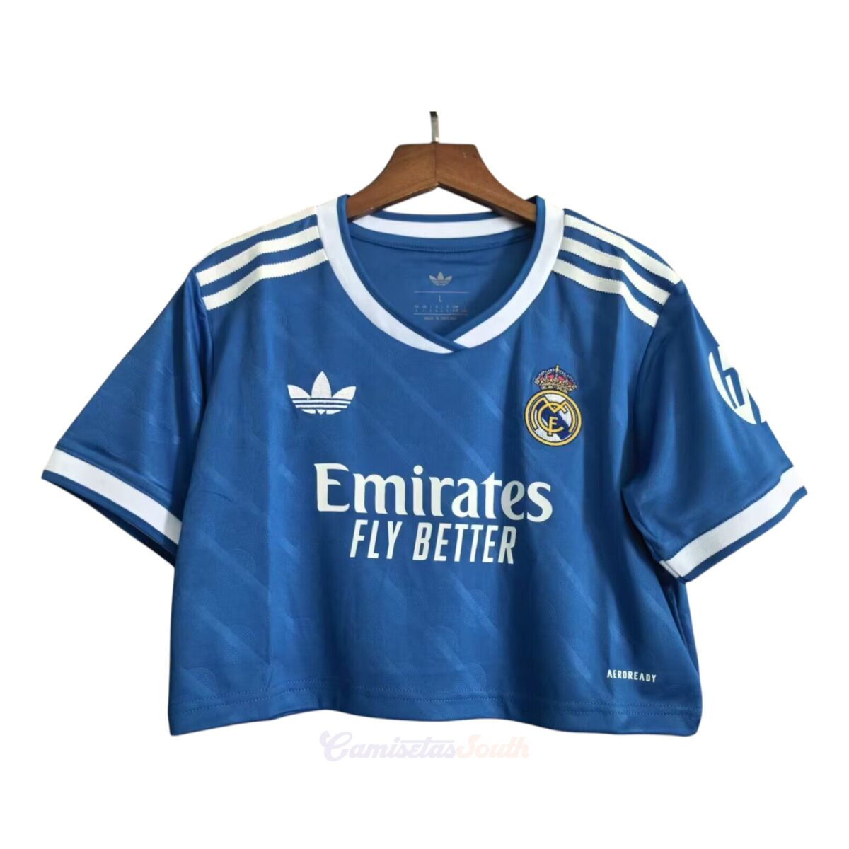 CAMISETA TERCERA EQUIPACIÓN REAL MADRID 25/26 VERSIÓN FEMENINA CROPPED