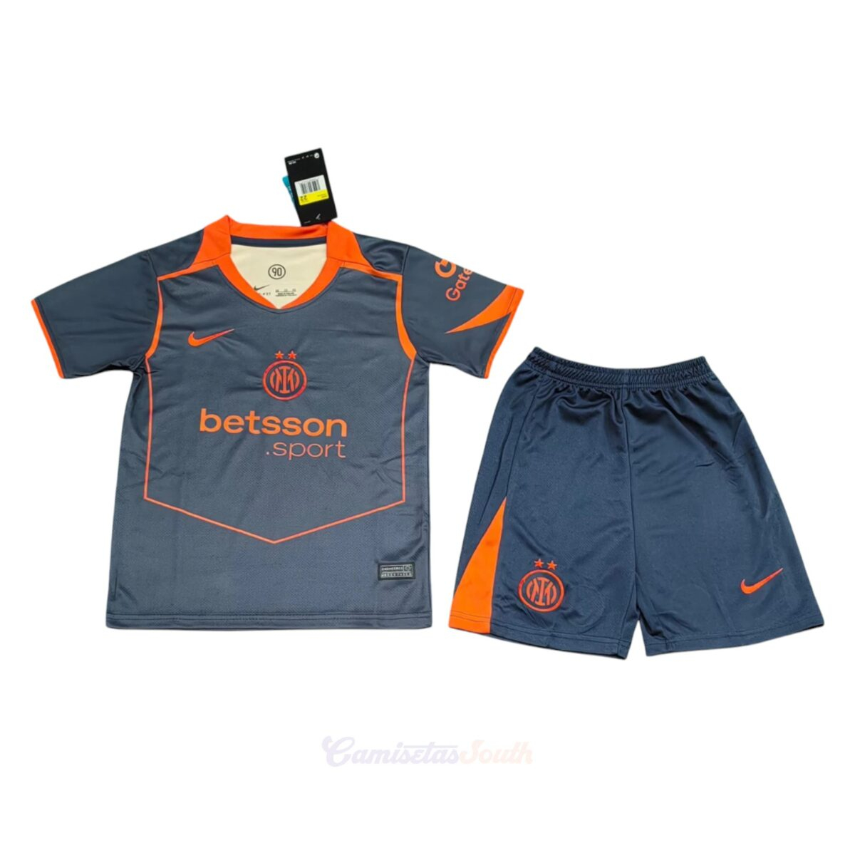 CAMISETA TERCERA EQUIPACIÓN INTER DE MILAN 25/26 VERSIÓN INFANTIL