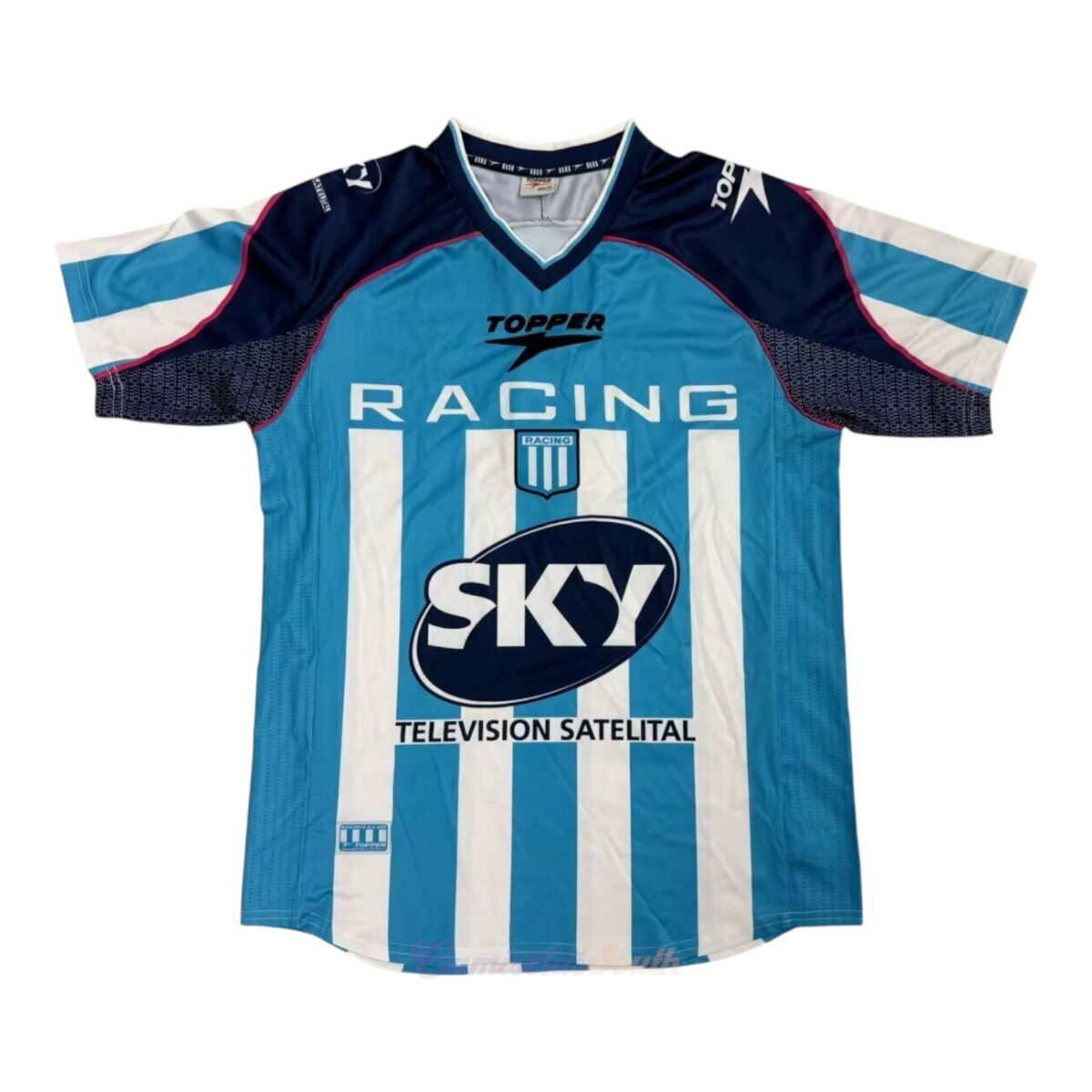 CAMISETA PRIMERA EQUIPACIÓN RACING CLUB 2001/02
