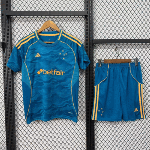 CAMISETA TERCERA EQUIPACIÓN CRUZEIRO 2025 VERSIÓN INFANTIL