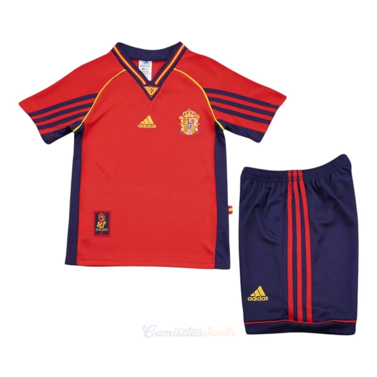 CAMISETA PRIMERA EQUIPACIÓN ESPAÑA 1998 INFANTIL