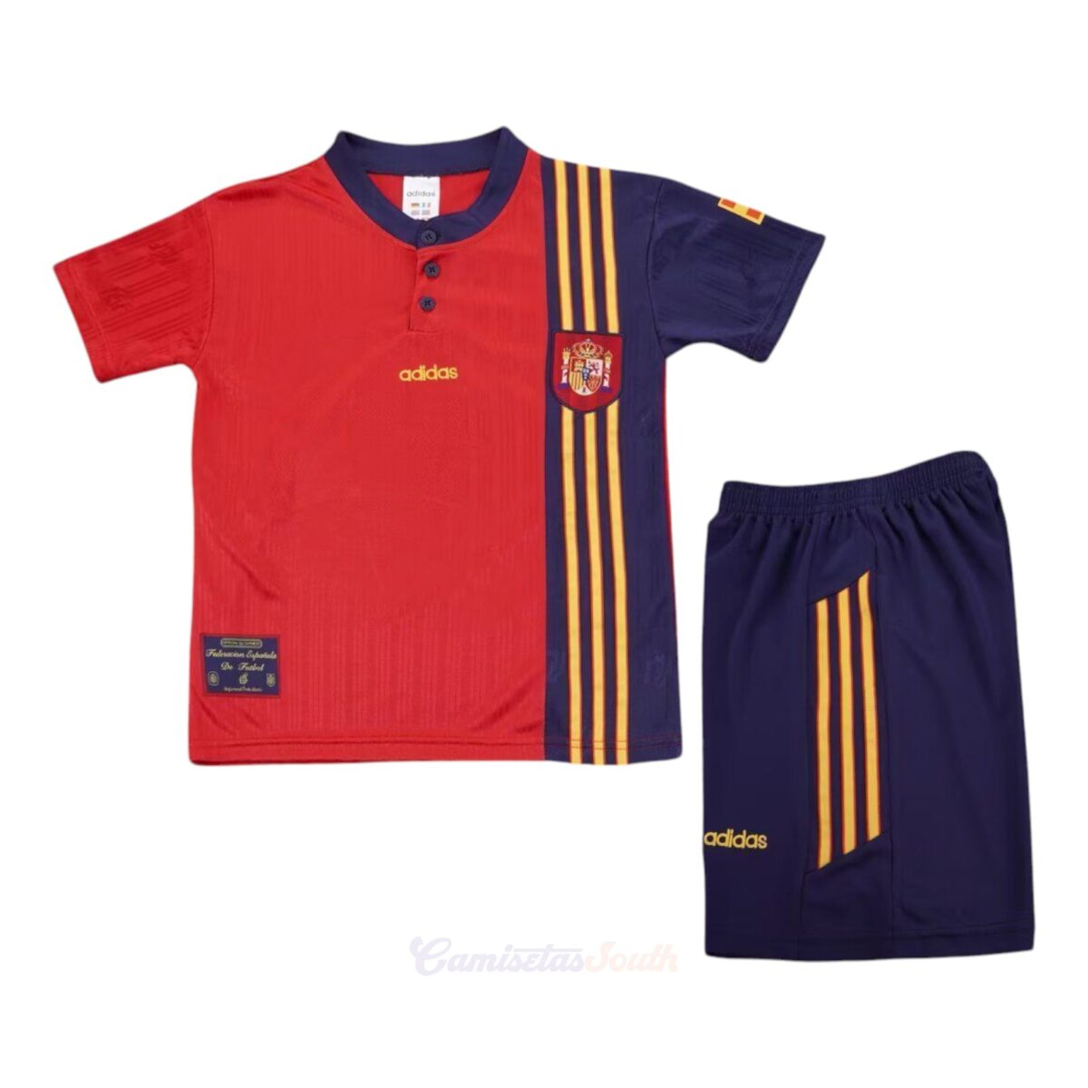 CAMISETA PRIMERA EQUIPACIÓN ESPAÑA 1996 INFANTIL
