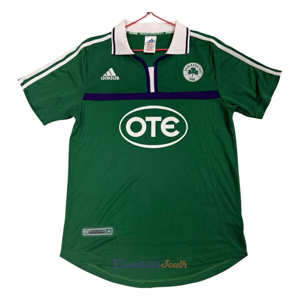 CAMISETA PRIMERA EQUIPACIÓN PANATHINAIKOS FC 2001/02