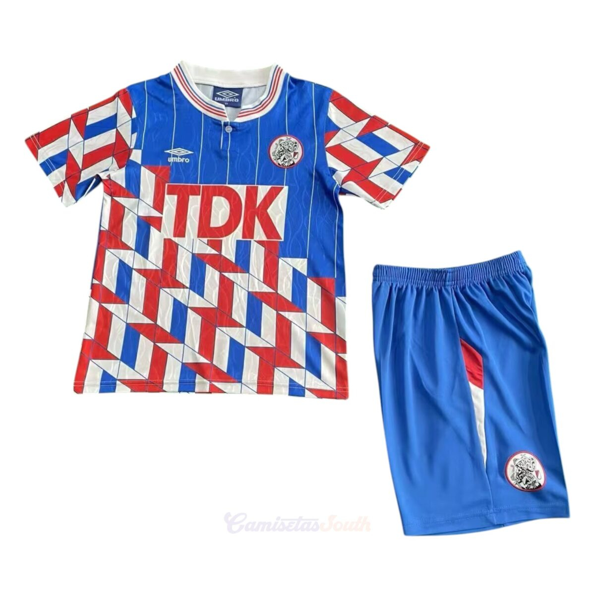 CAMISETA SEGUNDA EQUIPACIÓN AJAX 1989/90 INFANTIL