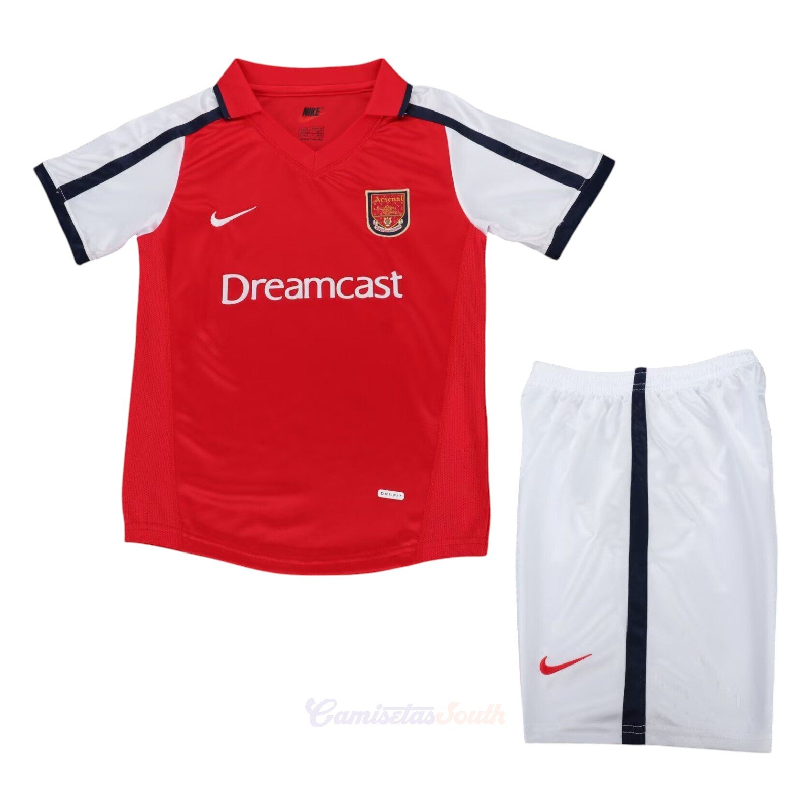 CAMISETA PRIMERA EQUIPACIÓN ARSENAL 1999/00 INFANTIL