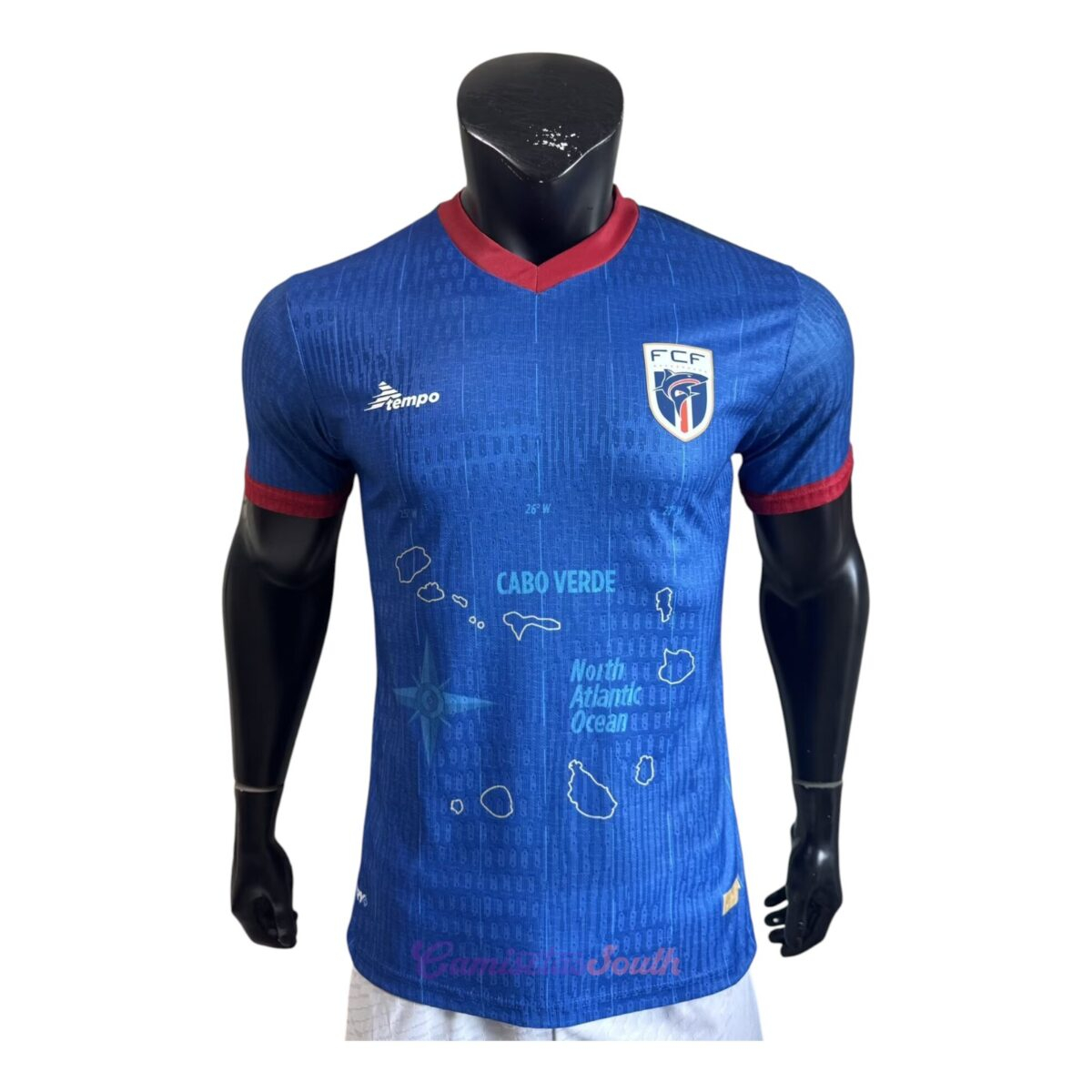 CAMISETA PRIMERA EQUIPACIÓN CABO VERDE 2024 VERSIÓN JUGADOR