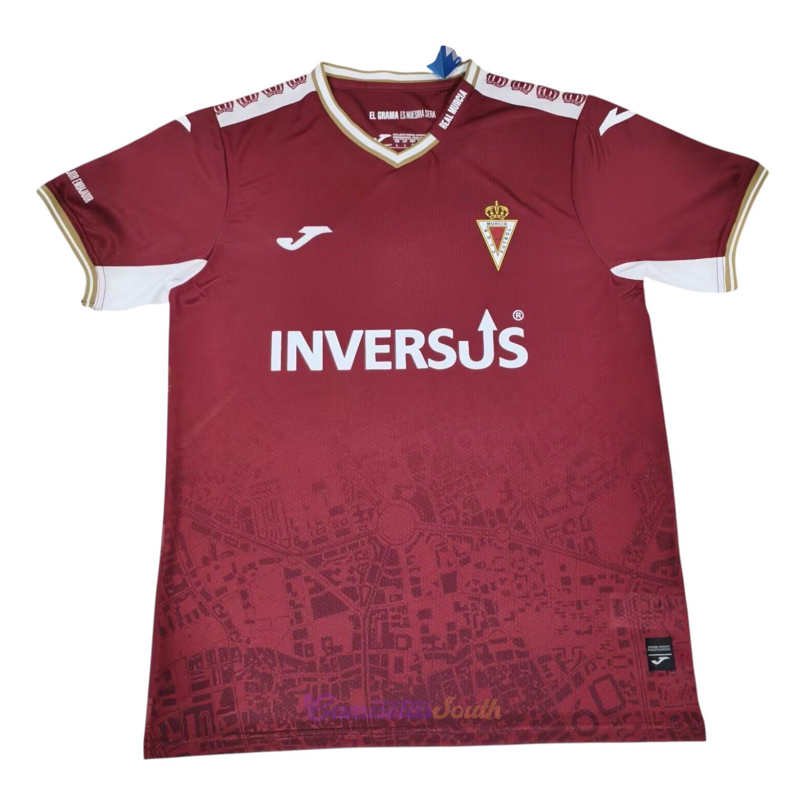 CAMISETA PRIMERA EQUIPACIÓN REAL MURCIA 25/26 VERSIÓN FAN