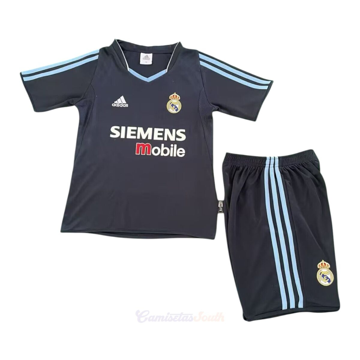 CAMISETA SEGUNDA EQUIPACIÓN REAL MADRID 2003/04 INFANTIL