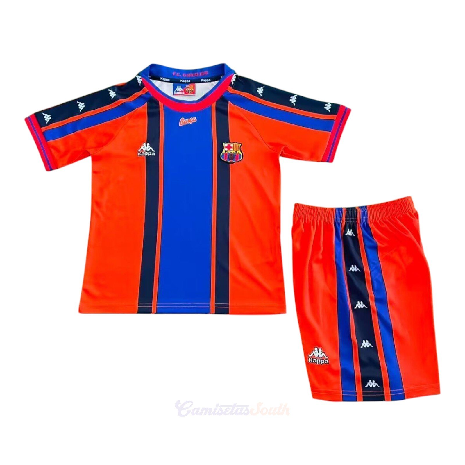 CAMISETA SEGUNDA EQUIPACIÓN BARCELONA 1997/98 INFANTIL