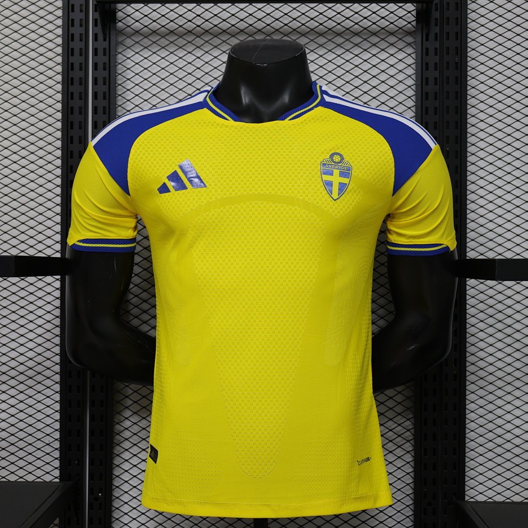 CAMISETA PRIMERA EQUIPACIÓN SUECIA 2026 VERSIÓN JUGADOR
