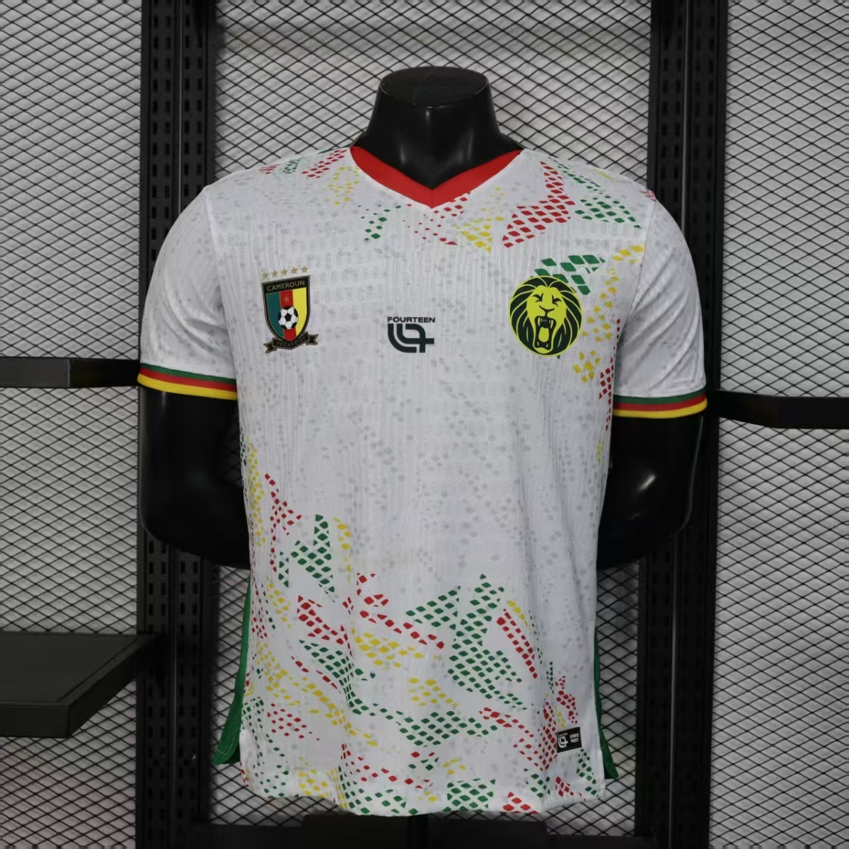 CAMISETA SEGUNDA EQUIPACIÓN CAMERÚN 2026 VERSIÓN JUGADOR